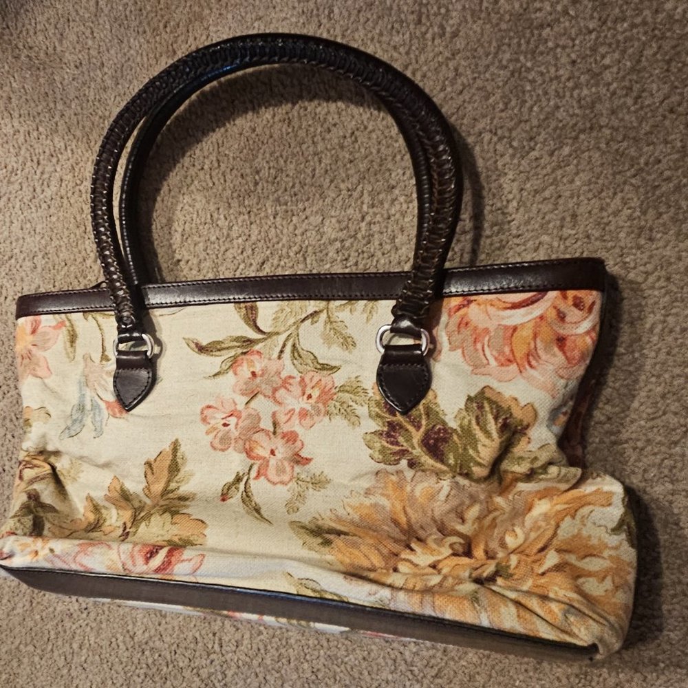 Brighton Floral Tapestry Purse